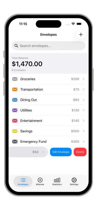 Cash Envelopes-Budget Tracker screenshot 8 of 8