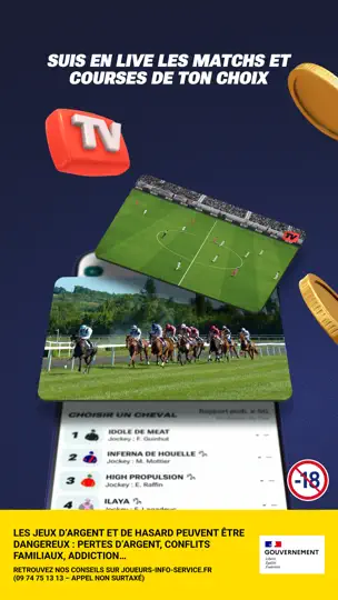 Capture d'écran de PMU PLAY - Sport, Turf & Poker sur iPhone 6