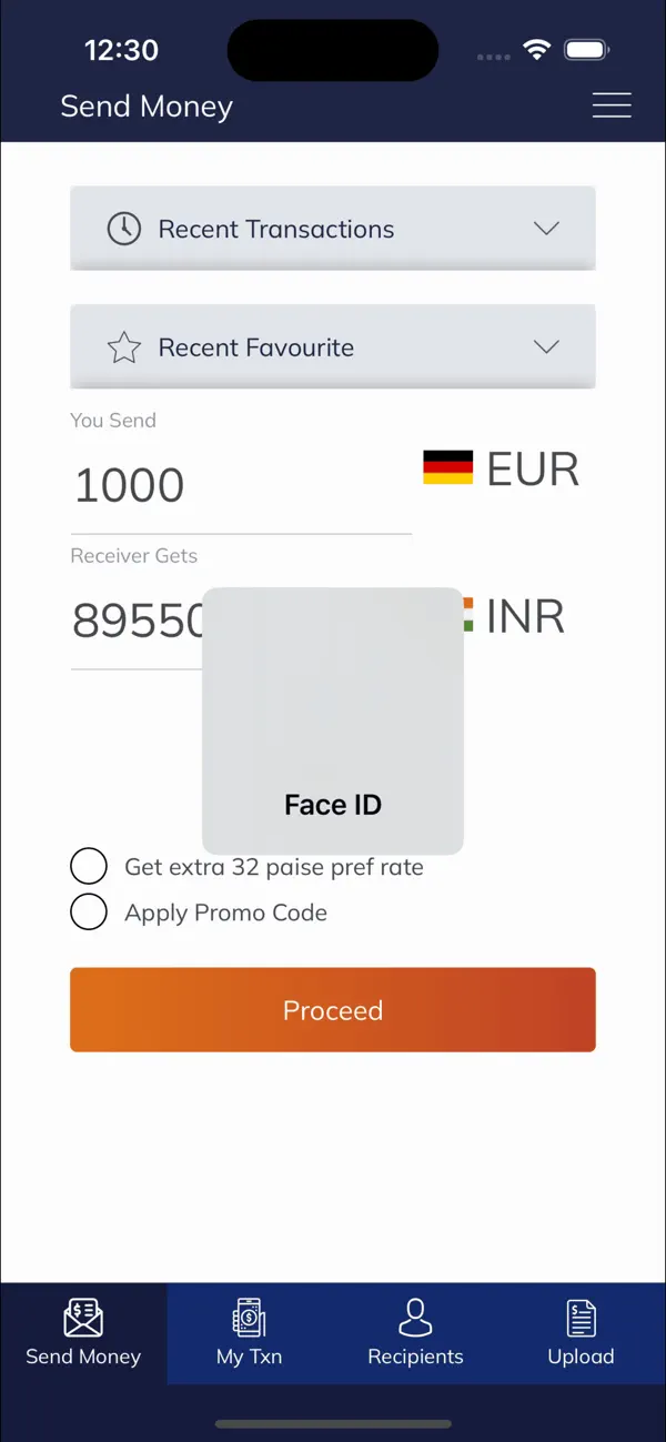 Screenshot #2 pour Money2India (Europe)