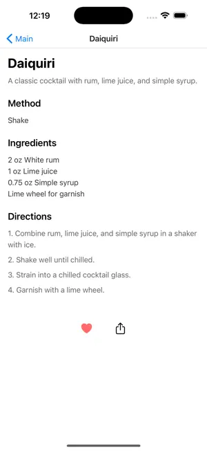 Zest Cocktails screenshot 2