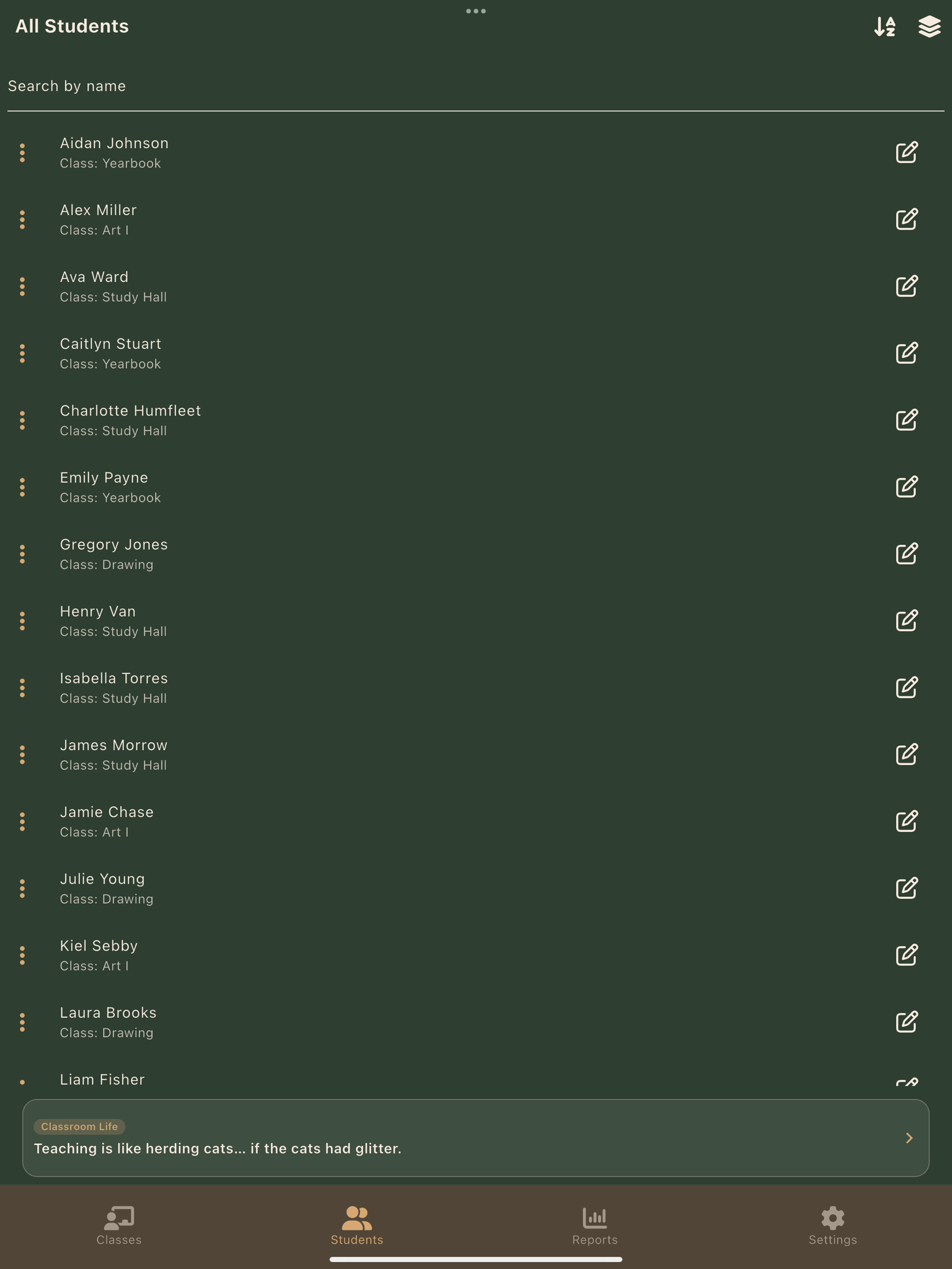 QuickNotes Teacher screenshot 9