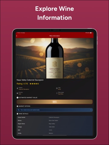 AI Wine Identifier & Tracker ipad screenshot 4