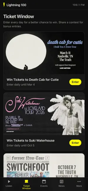 Lightning 100 Nashville screenshot 2