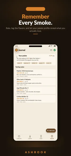 Ashbook: Cigar Humidor screenshot 4