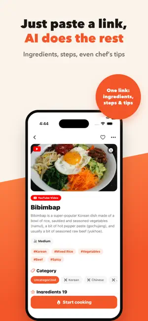 Cookmark : AI Recipe Saver screenshot 2