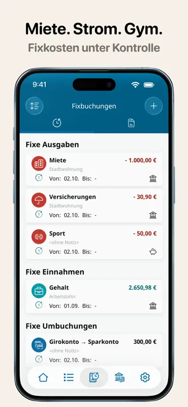 Haushaltsbuch MoneyControl screenshot 8 of 10
