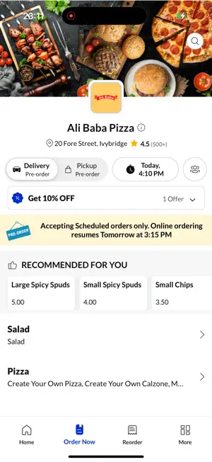 Ali Baba Pizza screenshot 2