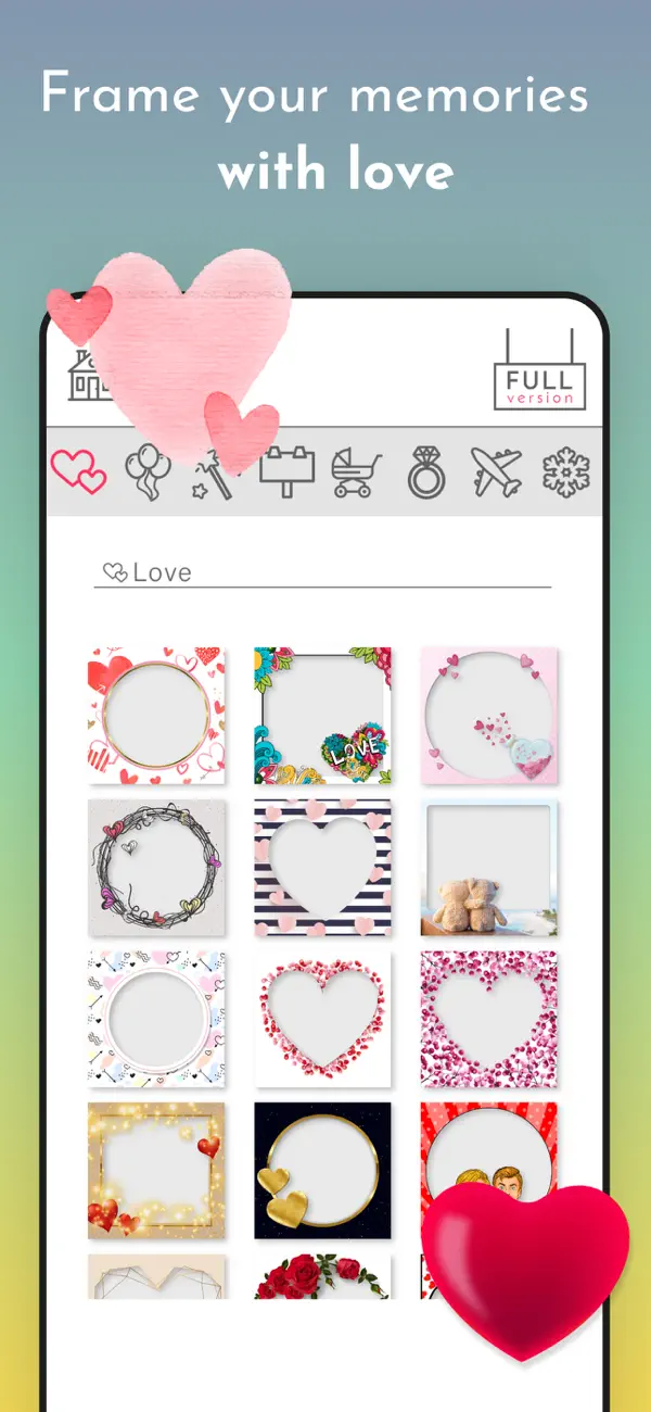 Screenshot #2 pour Cadres photo multiples carrés