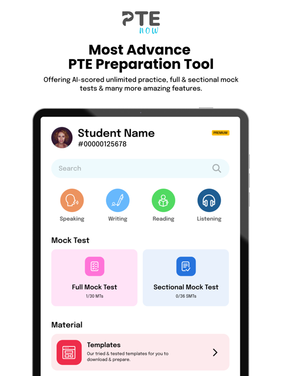 PTE Now: AI Practice App