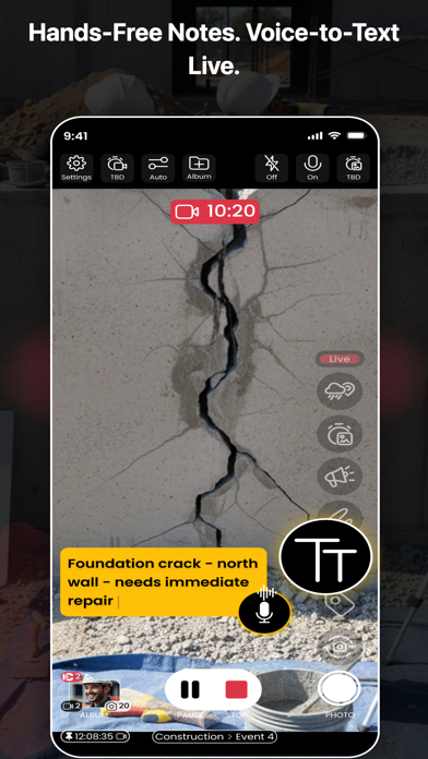 ClipyCam – Field Documentation iPhone screenshot 2 - Productivity app