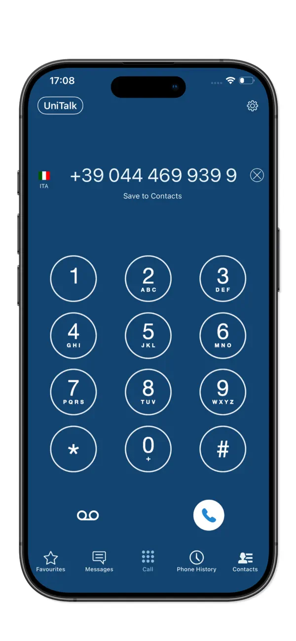Screenshot #3 pour UniTalk Mobile
