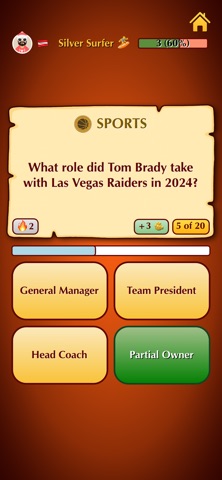 Triviarena Live Online Quiz iPhone screenshot