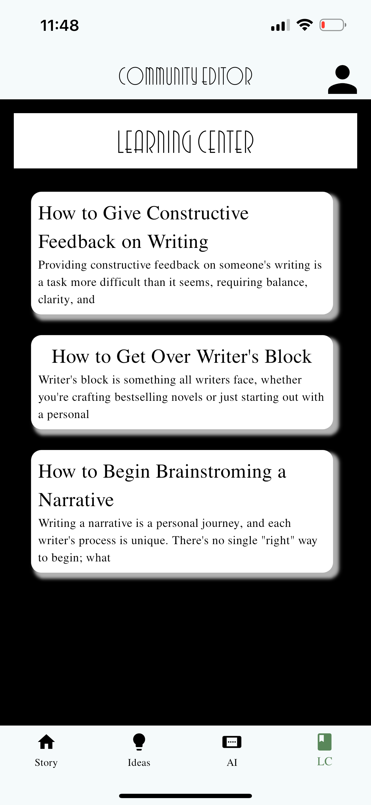 Community Editor