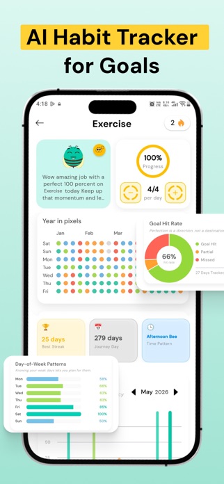 Habit Tracker - HabitBee Screenshot 6 of 9