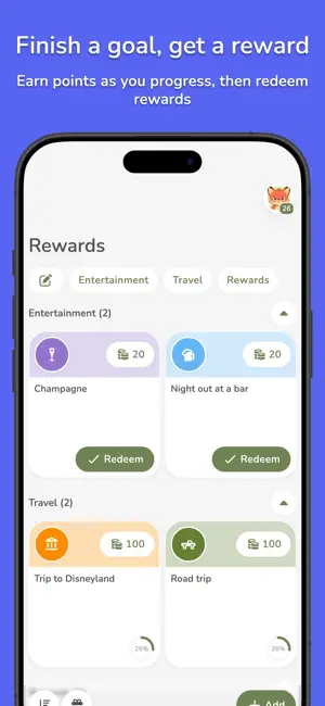 Goal Tracker: Challenges screenshot 3