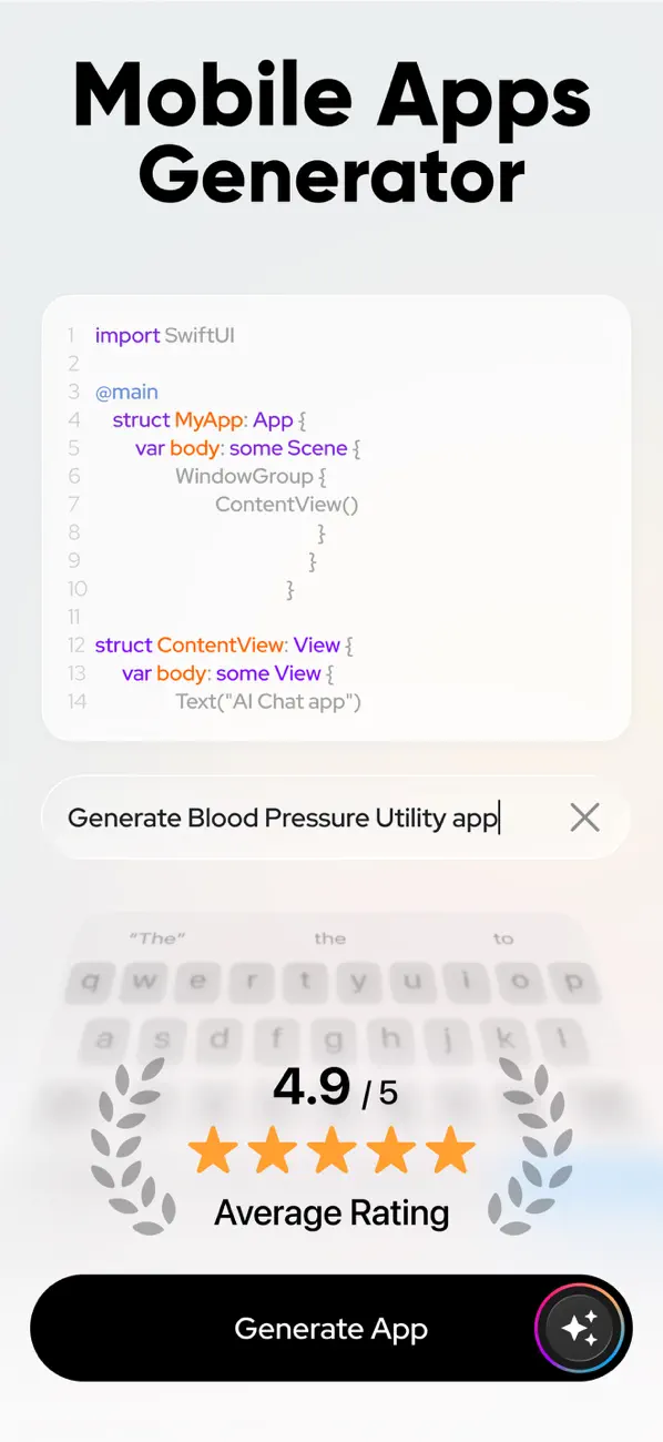 #1. VibeCode: AI Coding App Maker (iOS) By: Foster Henry