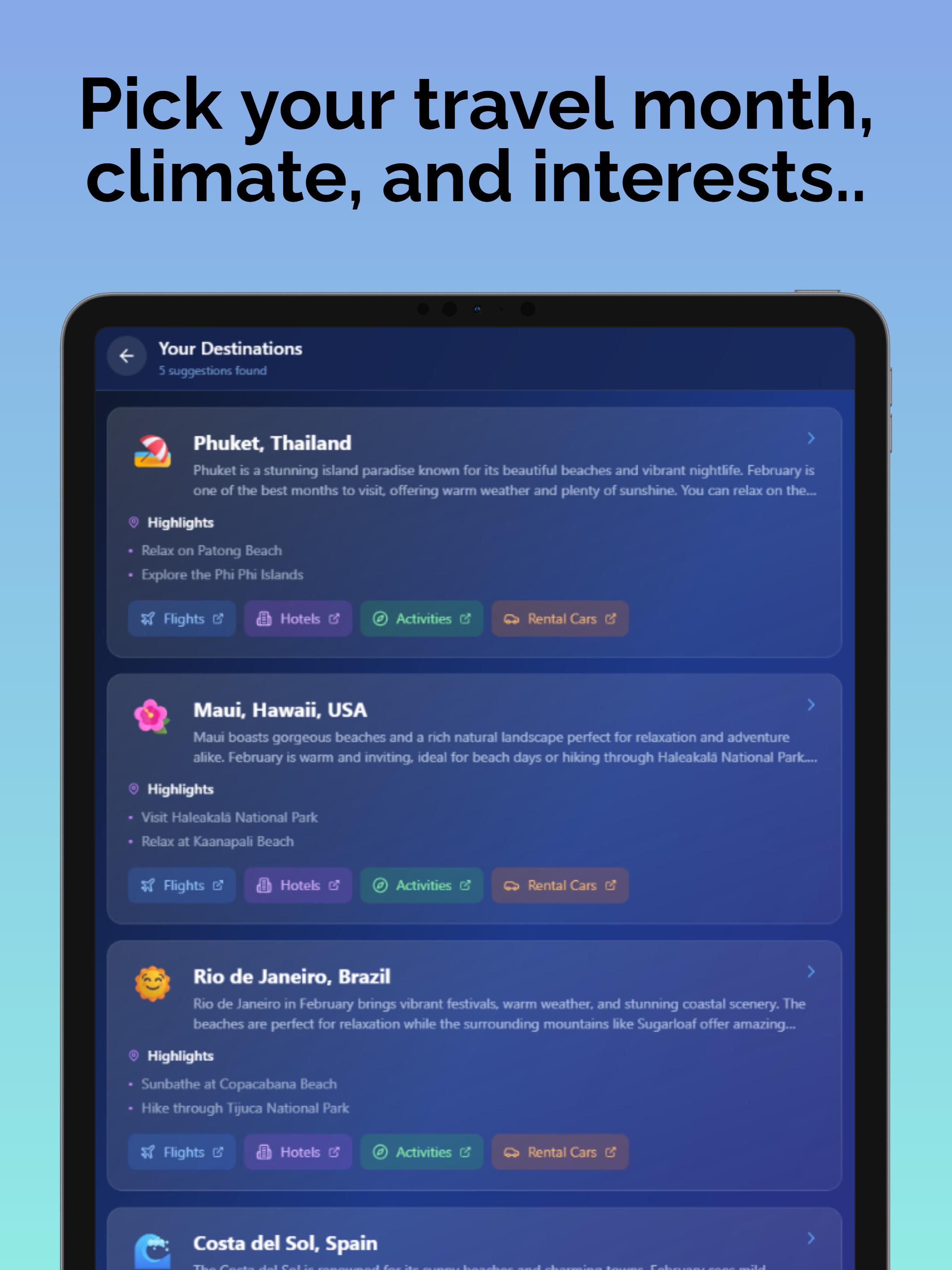 Wayr - Travel Recommendations screenshot 7