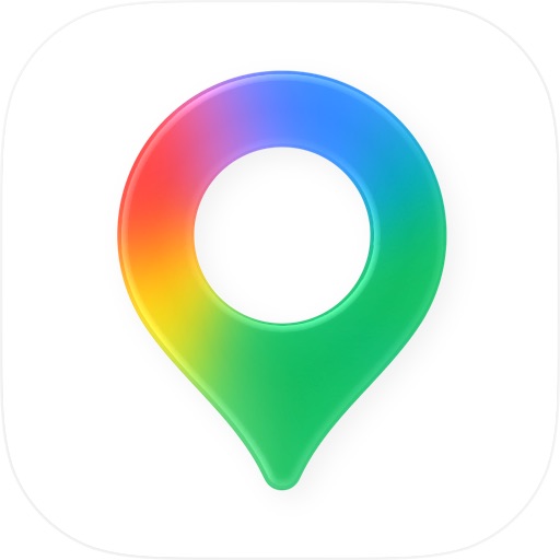 Google 地图 應用圖示，中国 App Store 搜尋結果