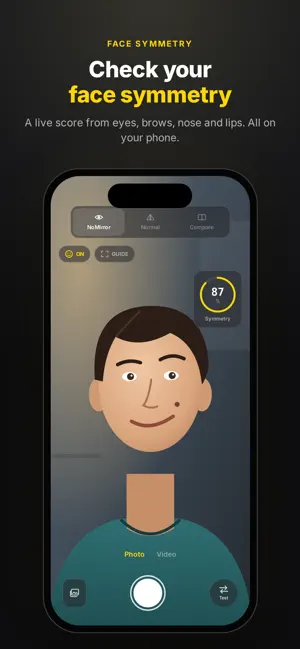 NoMirror: True Selfie Camera screenshot 3