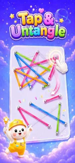 Tangle Sort: Color Puzzle screenshot 1