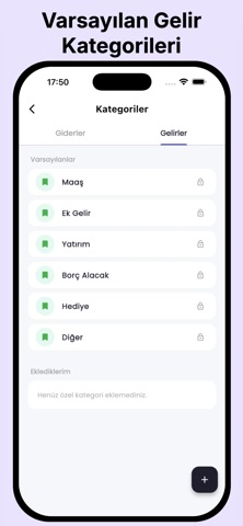 Kişişel Bütçe Yönetimi screenshot