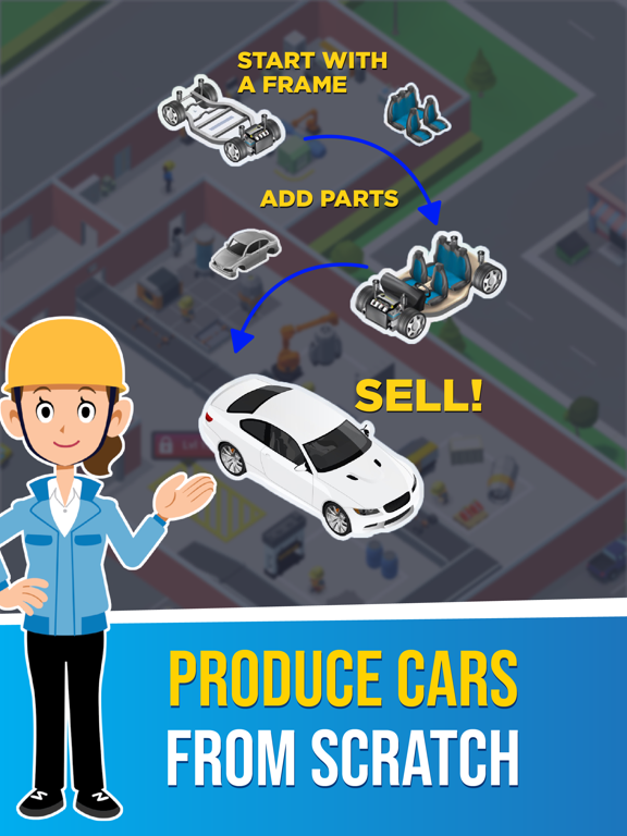 Screenshot #5 pour Car Factory - AI Tycoon Sim