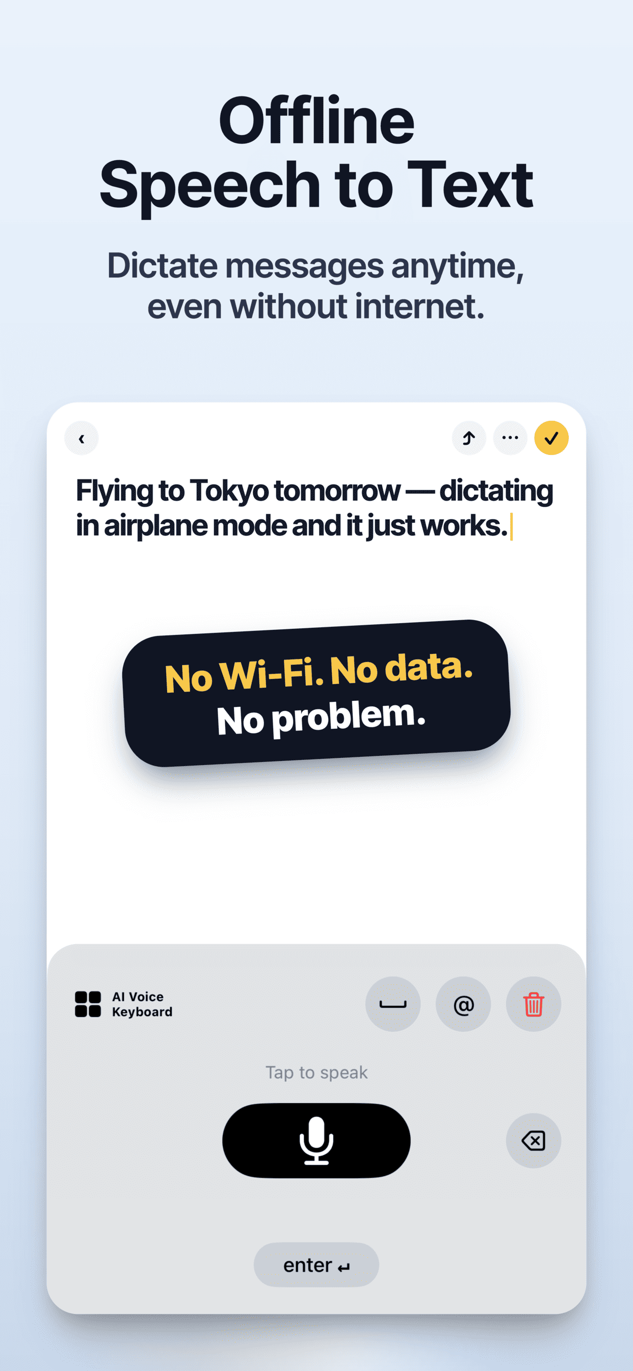 VoiceKey: AI Voice Keyboard