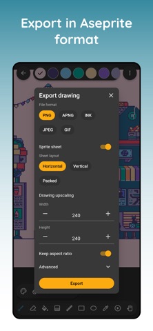 Pixel art maker - Inktica screenshot