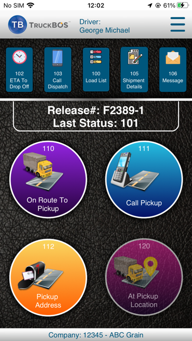 TruckBOS Screenshot