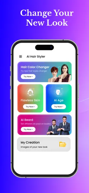 Hair Color Changer - AI Hair screenshot 1