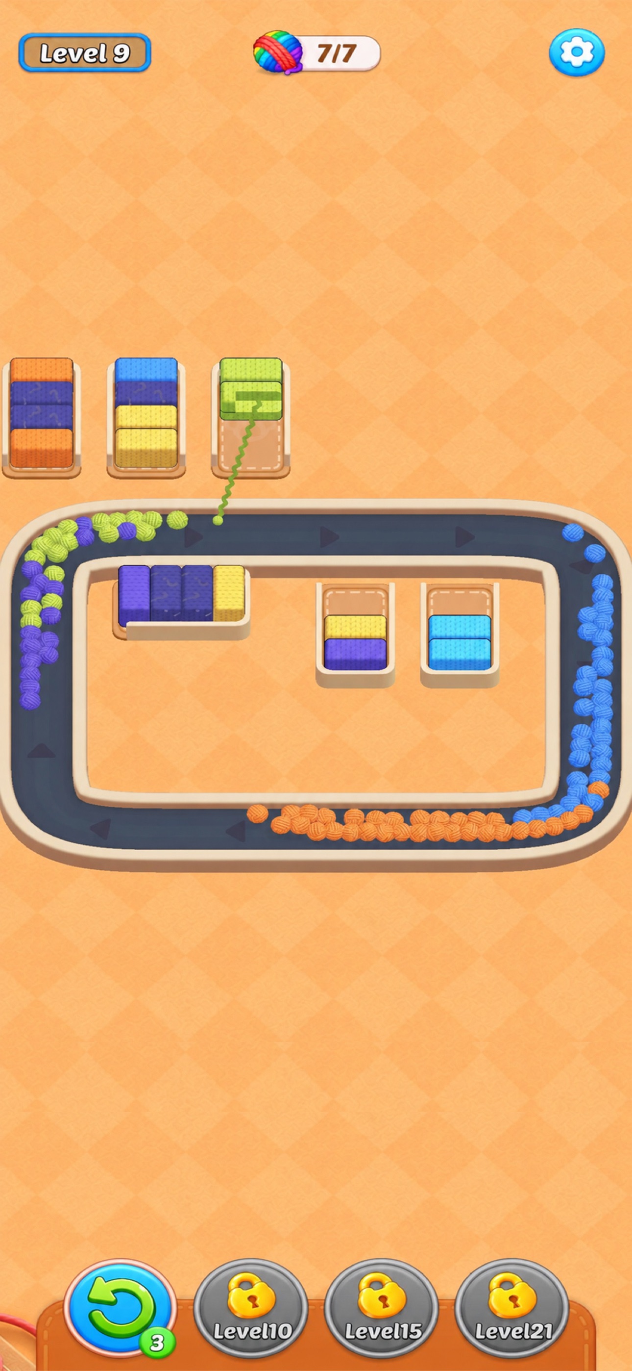 Screenshot 5 of Wool Escape Loop