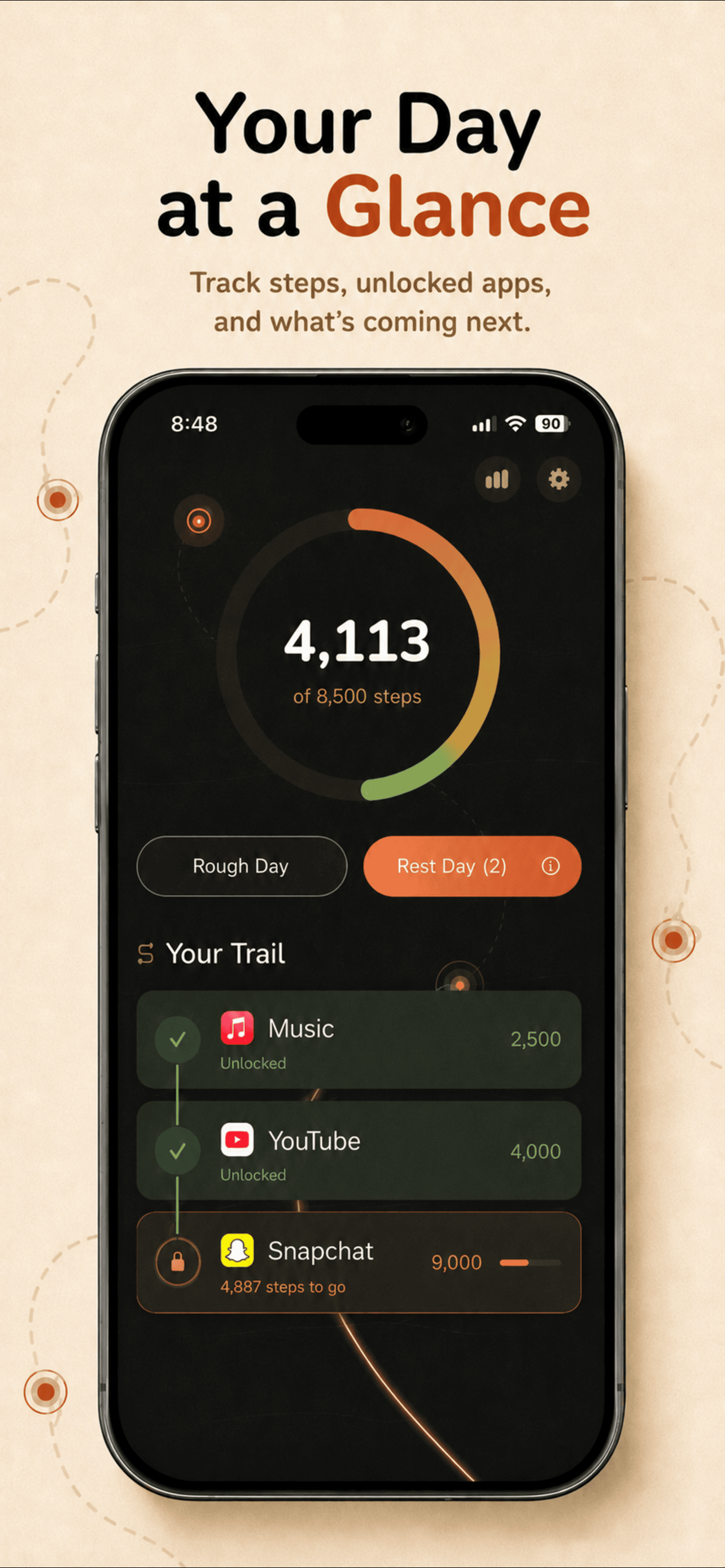 LockStepper: Walk & Unlock