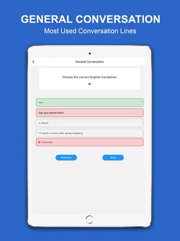 Spanish Learning & Translator iPad screenshot