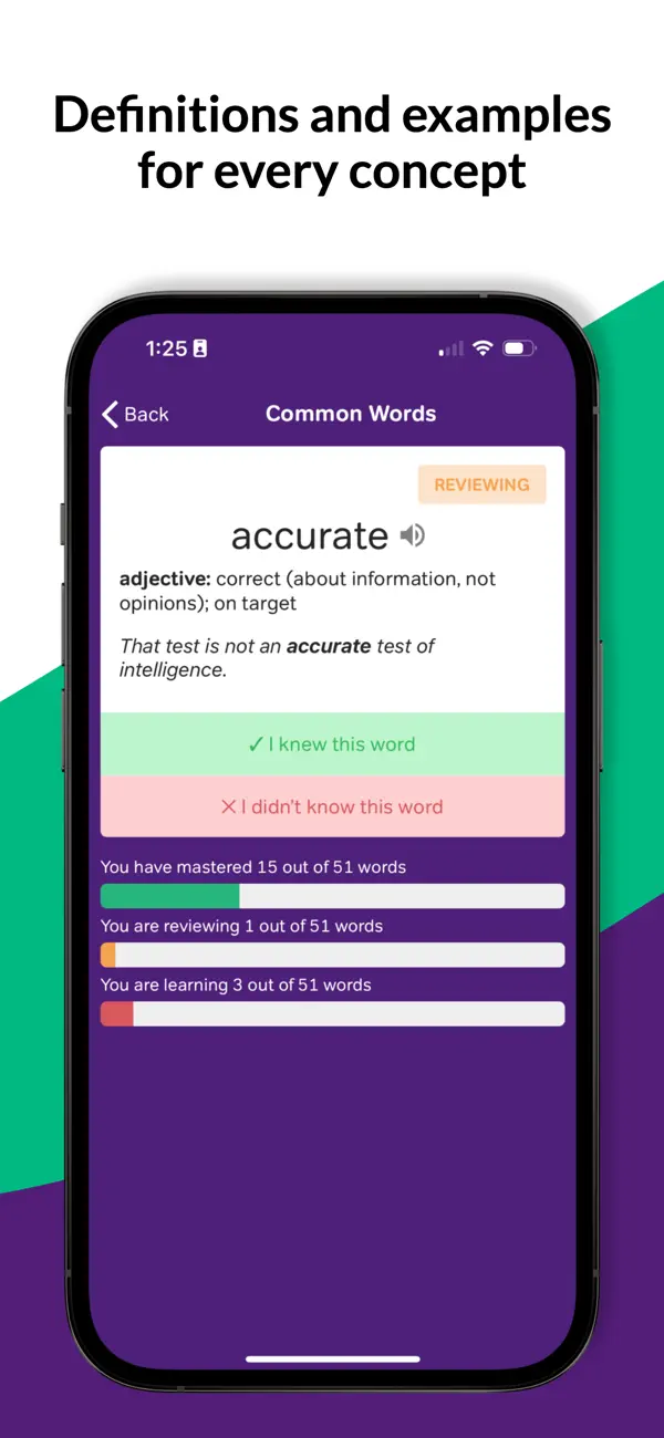 Screenshot #3 pour TOEFL Flashcards - Vocabulary