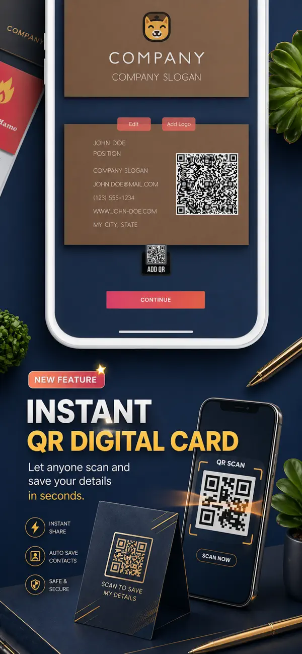 AI Business Card Maker QR Screenshot 2