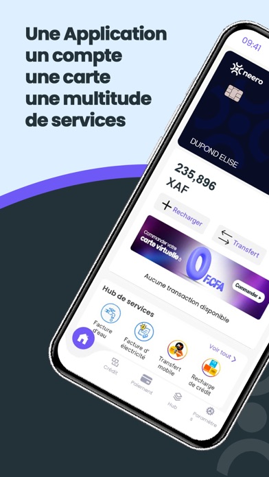 Neero, paie transfert recharge Screenshot