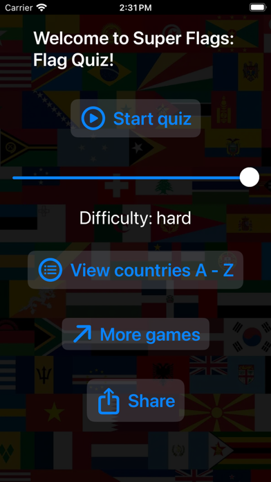 Super Flags: Flag Quiz Screenshot