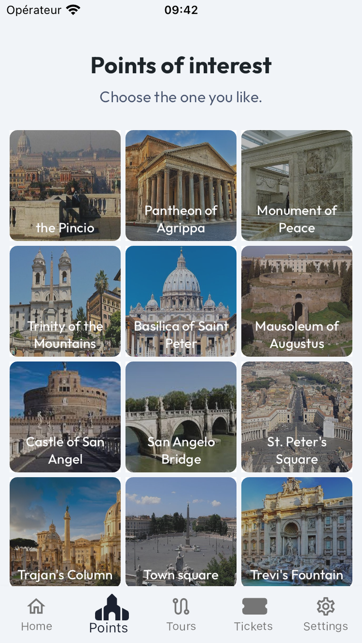 Roma, Tours e audio