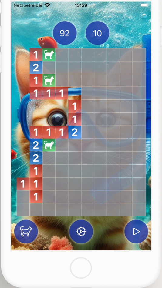 #3. MiauMines (iOS) 由: Martin Hanske