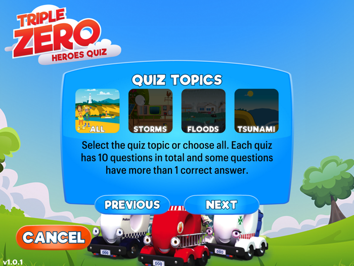 Triple Zero Heroes Quiz