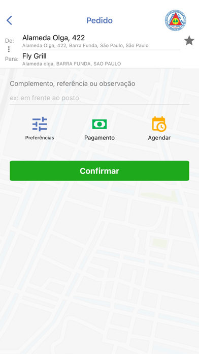 Coopertáxi Cliente Screenshot