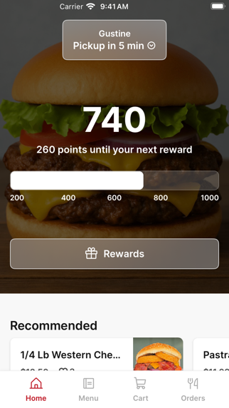 Texas Burger - Gustine iPhone screenshot 1 - Food & Drink app