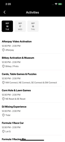 BXB2025 iPhone screenshot