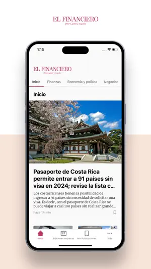 El Financiero Costa Rica screenshot 1