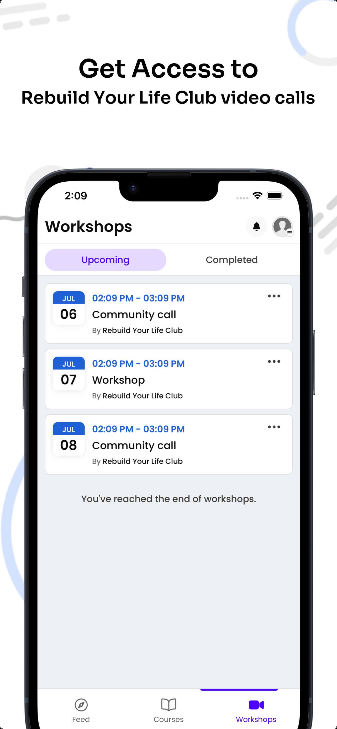 Rebuild Your Life Club screenshot 4