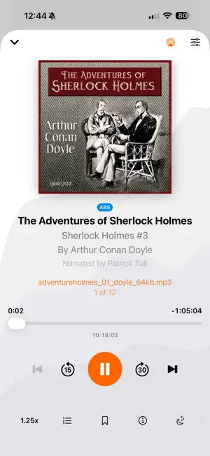 Awdio: Audiobook Player screenshot 1