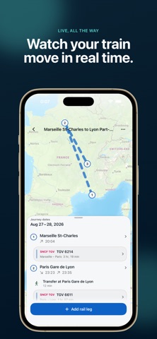 Raily | Train Tracker Screenshot 2 of 6