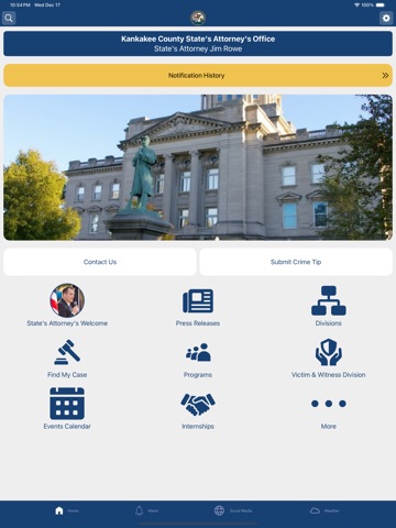 Kankakee Co. State's Attorney iPad screenshot