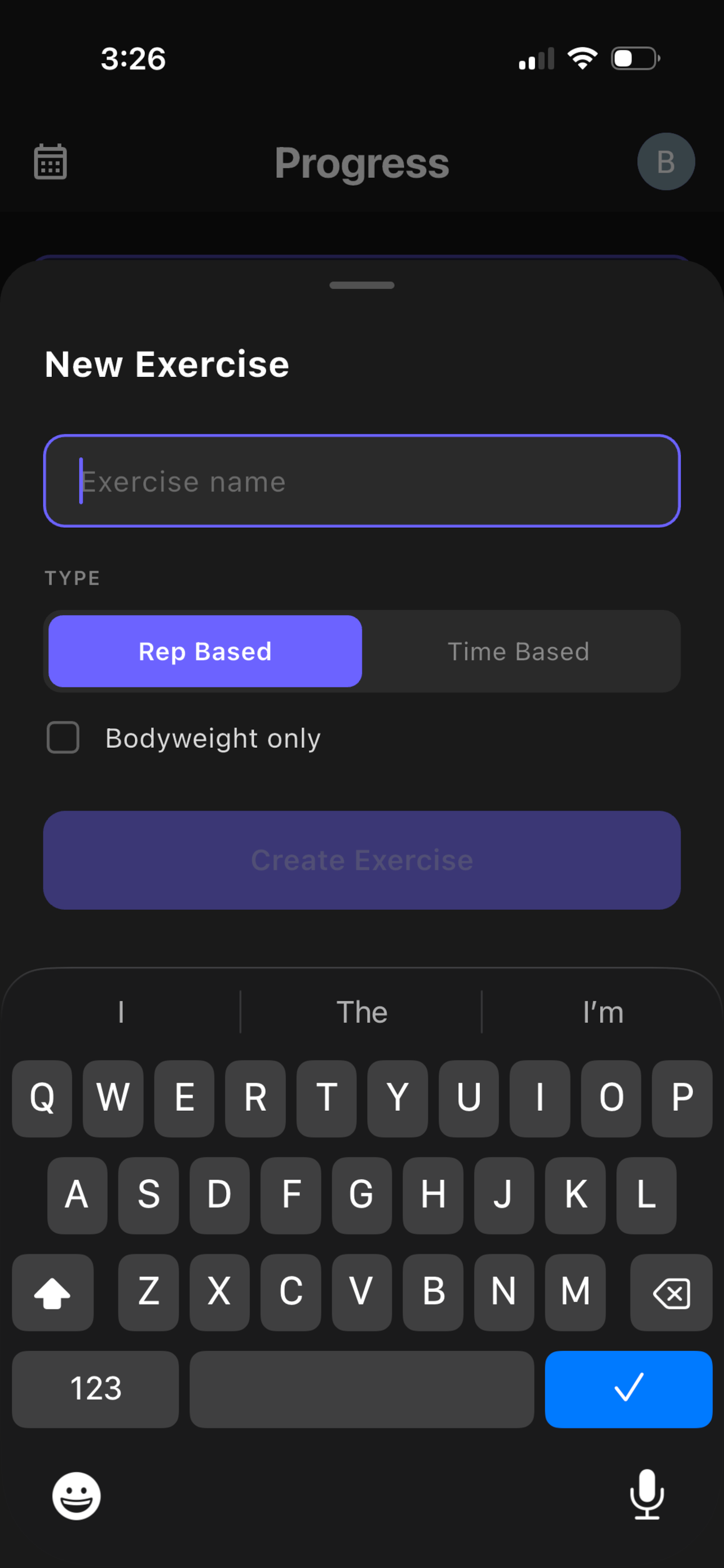 Progress - Workout Logger screenshot 4