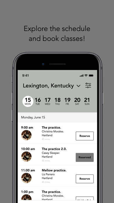 FORUM Modern Yoga iPhone screenshot 3 - Health & Fitness app